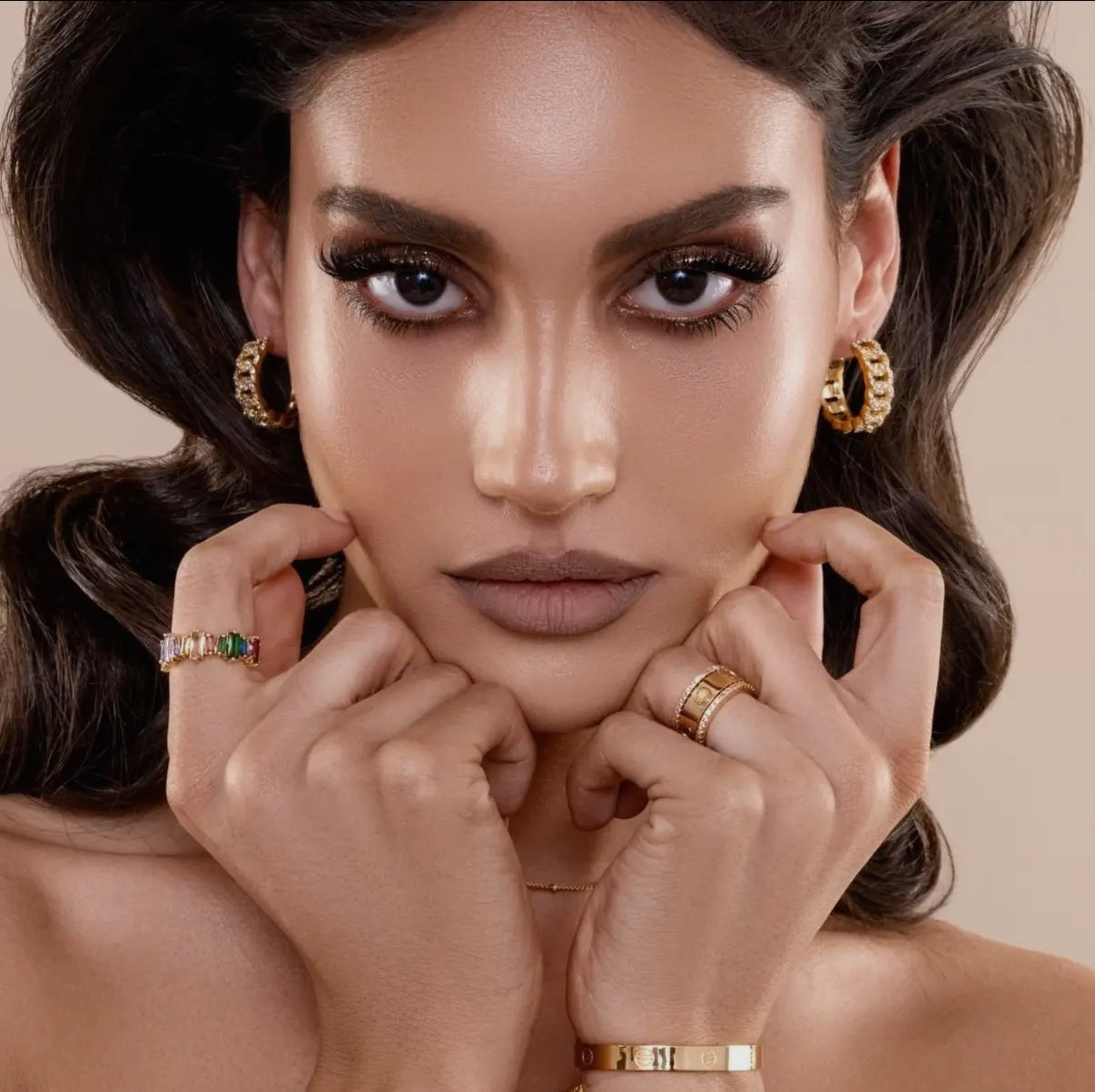 Anillo DELILAH con circonita Mava Maison Paris