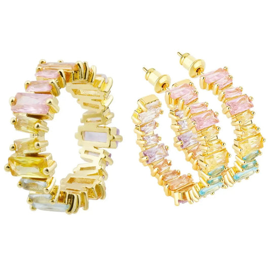 Pendientes con circonita BLAIR