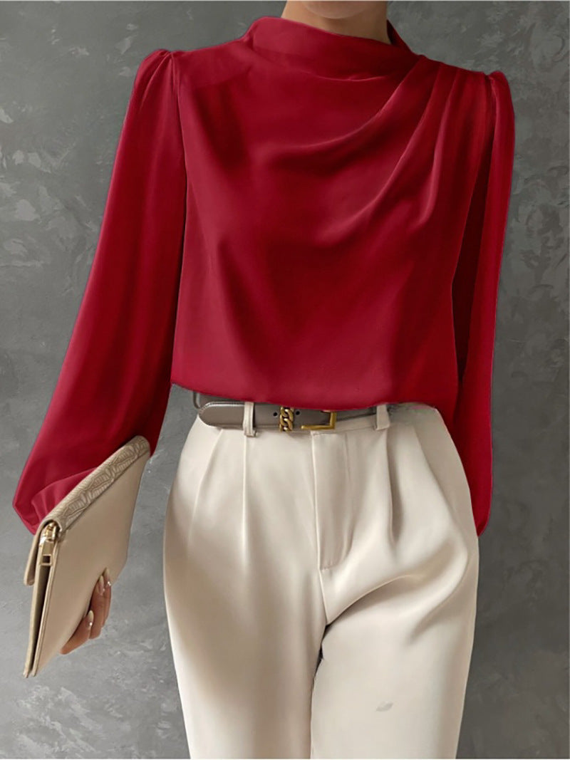 Tiphaine Relaxed Fit Blouse in Off White, view 3