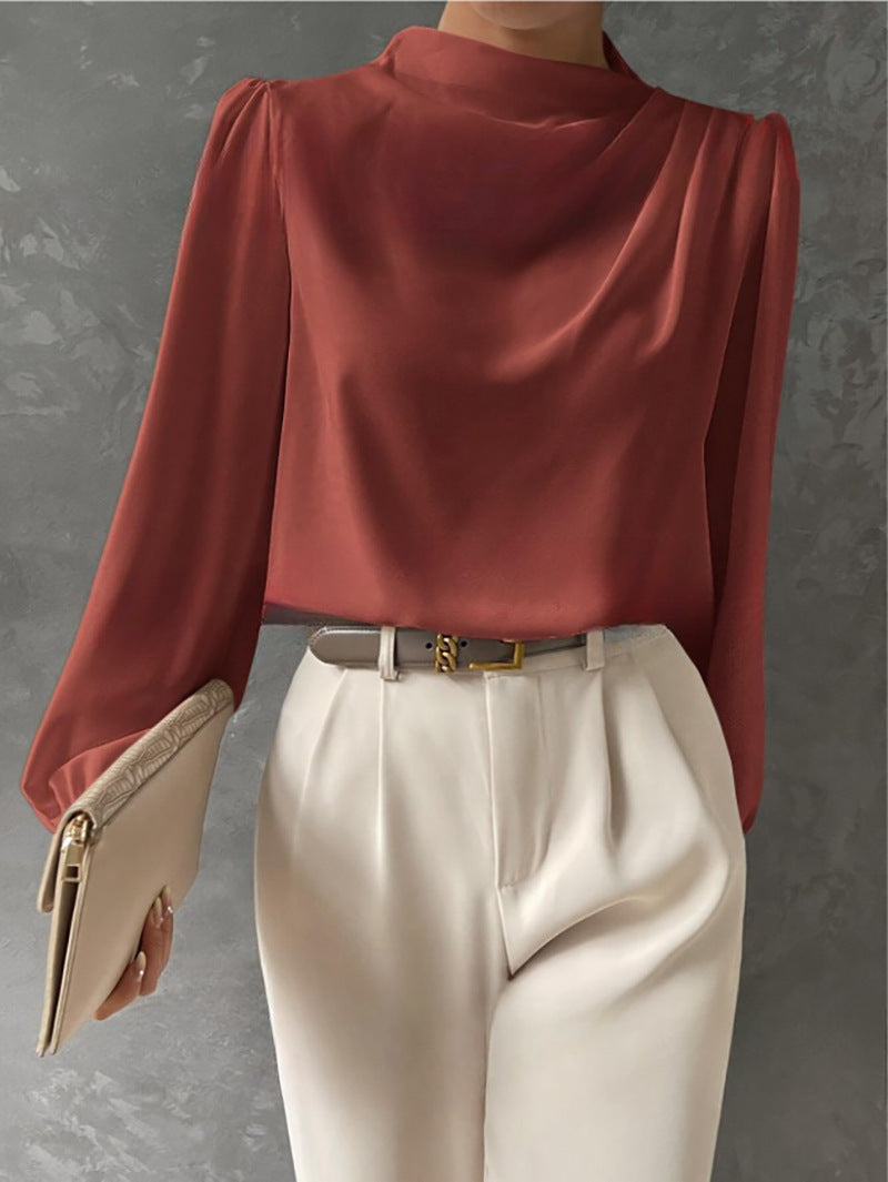 Tiphaine Relaxed Fit Blouse in Off White, view 5