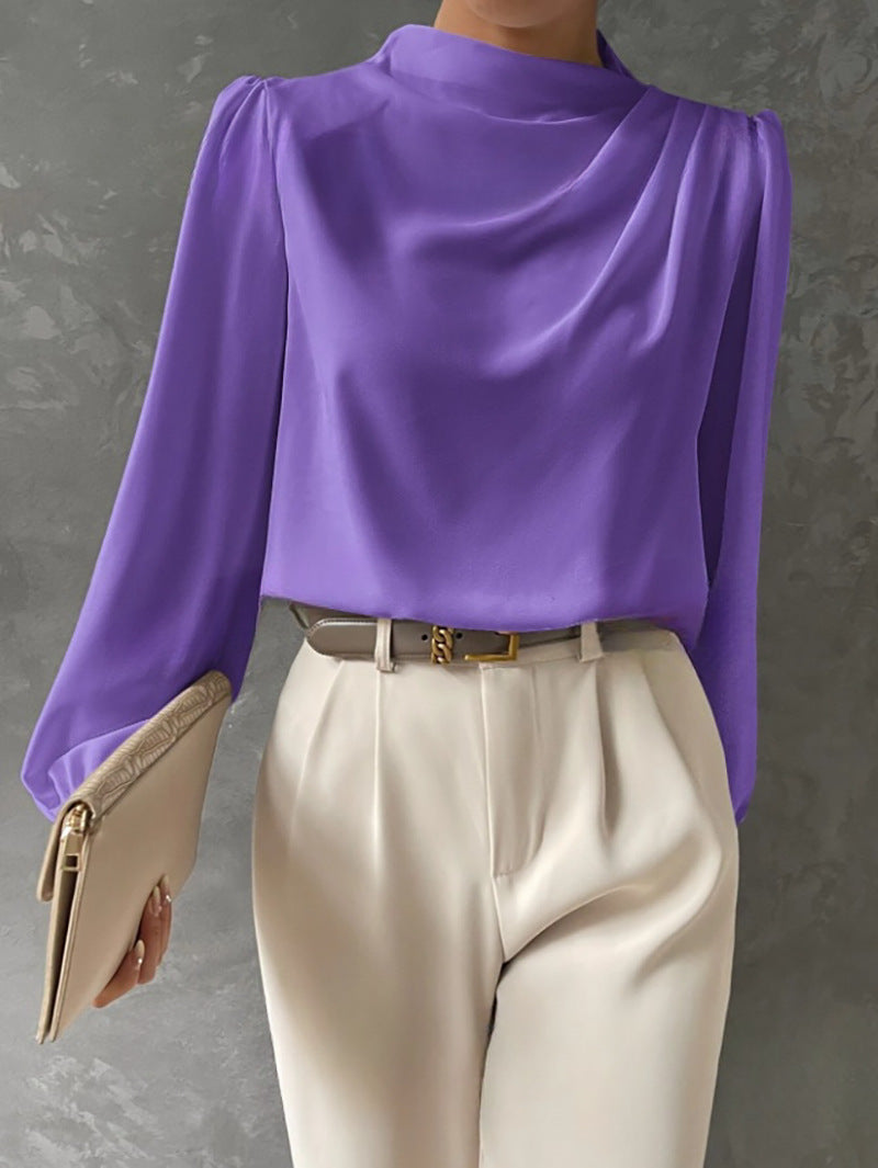 Tiphaine Relaxed Fit Blouse in Off White, view 6