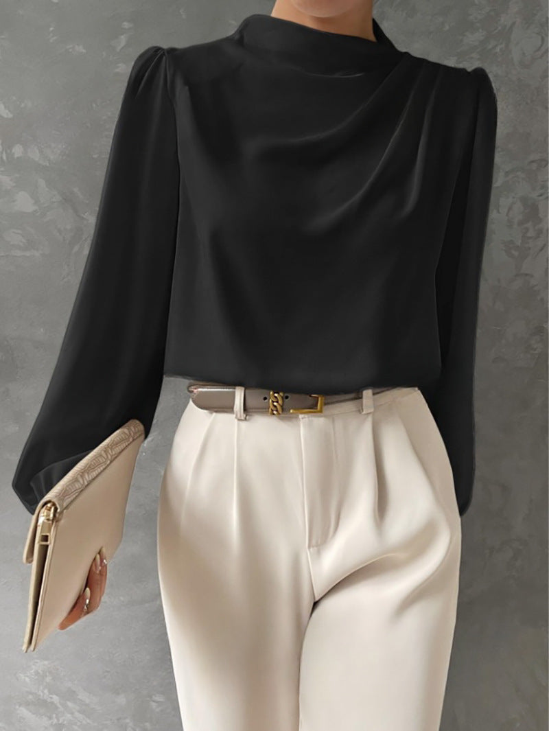 Tiphaine Relaxed Fit Blouse in Off White, view 7
