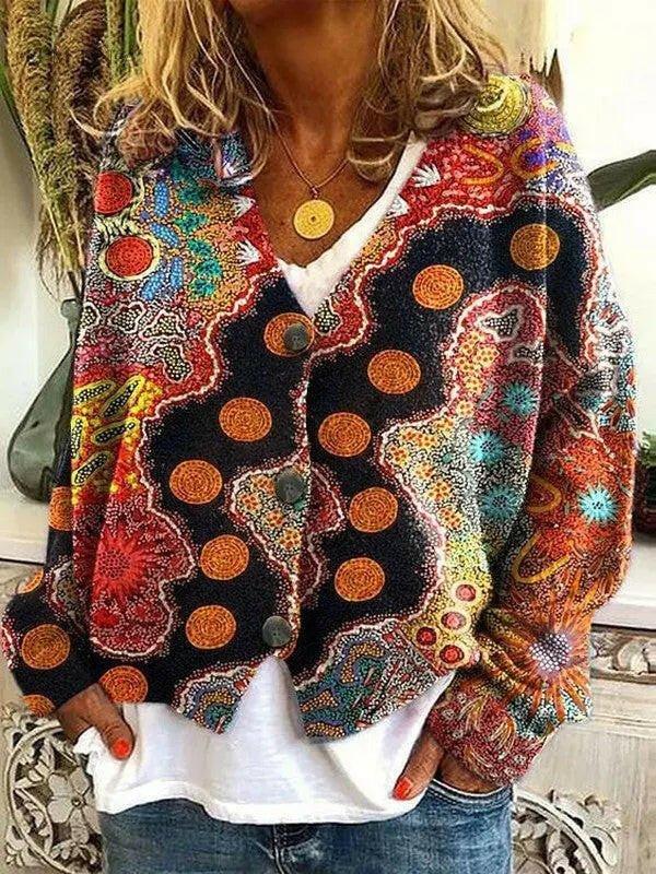 Fleur Button-Front Knit Cardigan, view 2